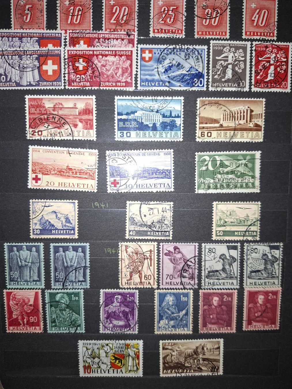 Tutti i francobolli: Briefmarken Werbemarken ab ca 1900 - 1967 – Usato da Balgach venduto da SIMEON27 5