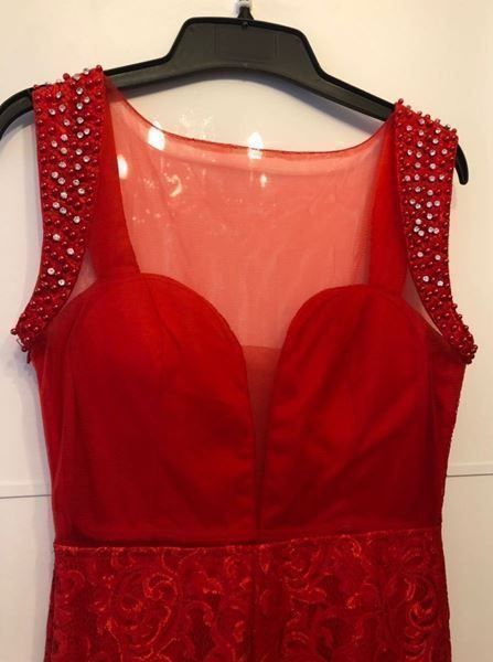 Vestiti: Wunderschönes Abendkleid rot Spitze Gr S – Nuovo e nell'imballaggio originale da Füllinsdorf venduto da Sunnebliemli7 1