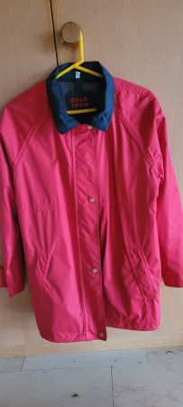 rote Regenjacke Cold Tech Biaggini Grösse 38