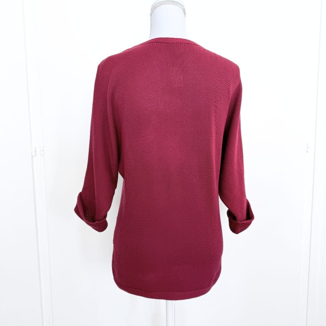 Maglioni & Felpe: Q/S Pull Rouge Manches 3/4 - Taille S – Usato da Vevey venduto da secondlifevevey 1