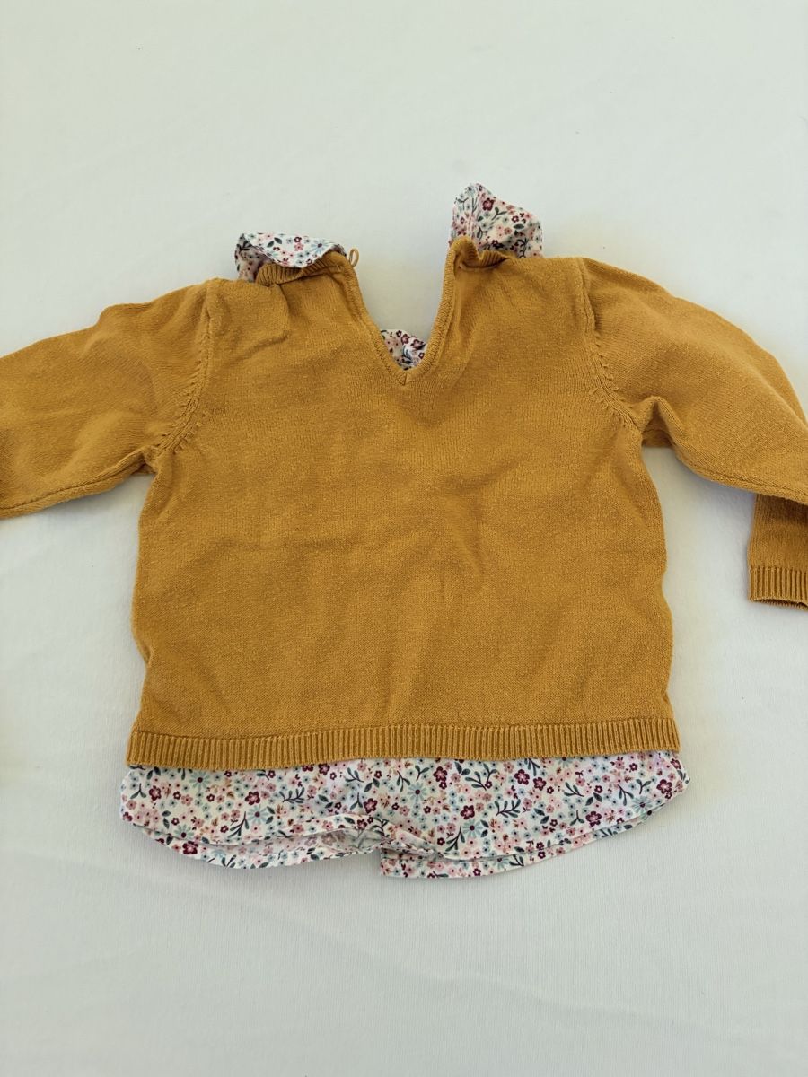 H&M Maglioni & Felpe: Senf gelb Pullover Baby Mädchen Gr. 74/80 – Usato da Münchenstein venduto da Miresolese 1