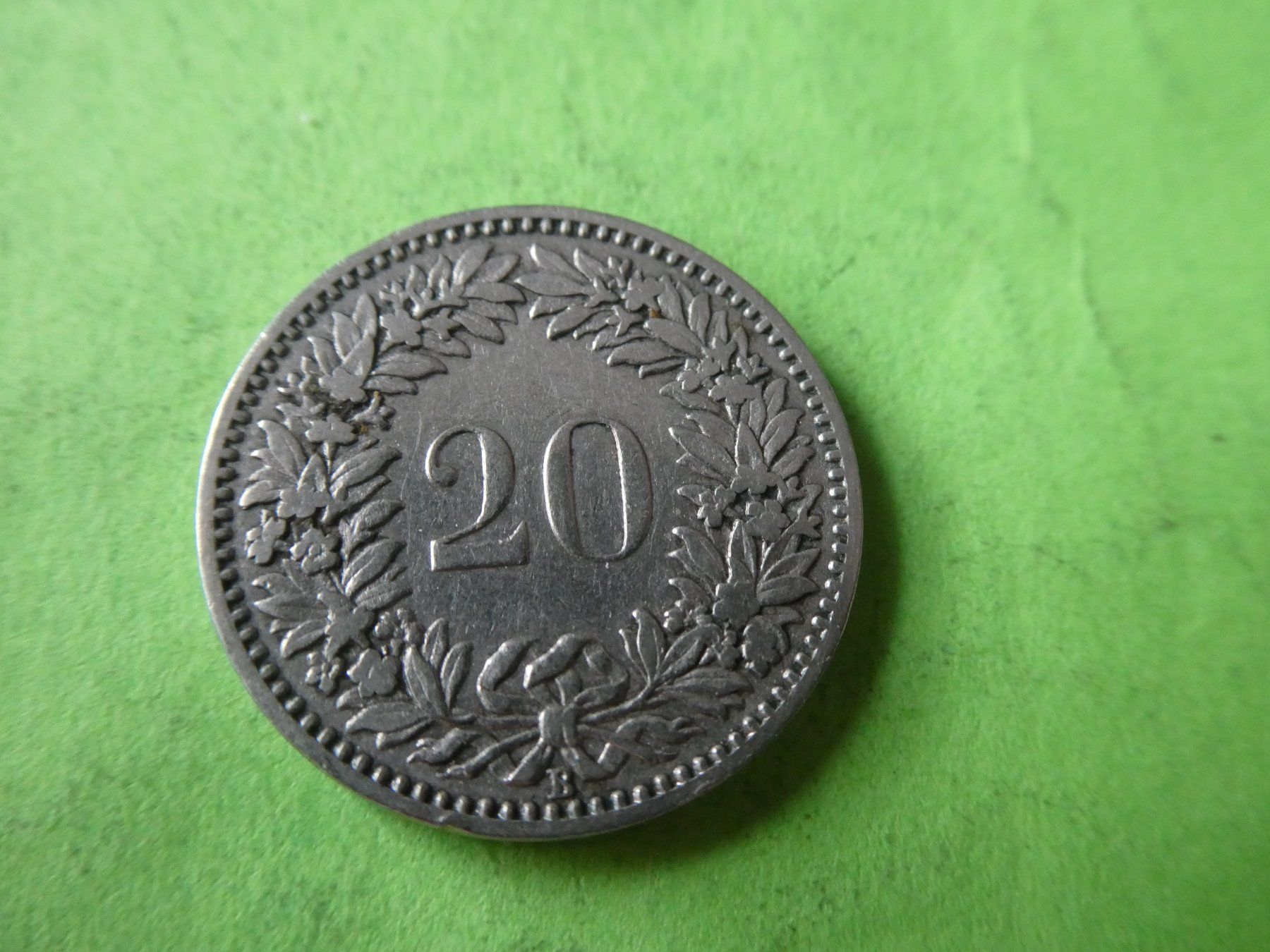 Toutes les monnaies: Schweiz 1881, 20 Rappen – Neuf (Voir description) à Hinterforst par Rohusri 1