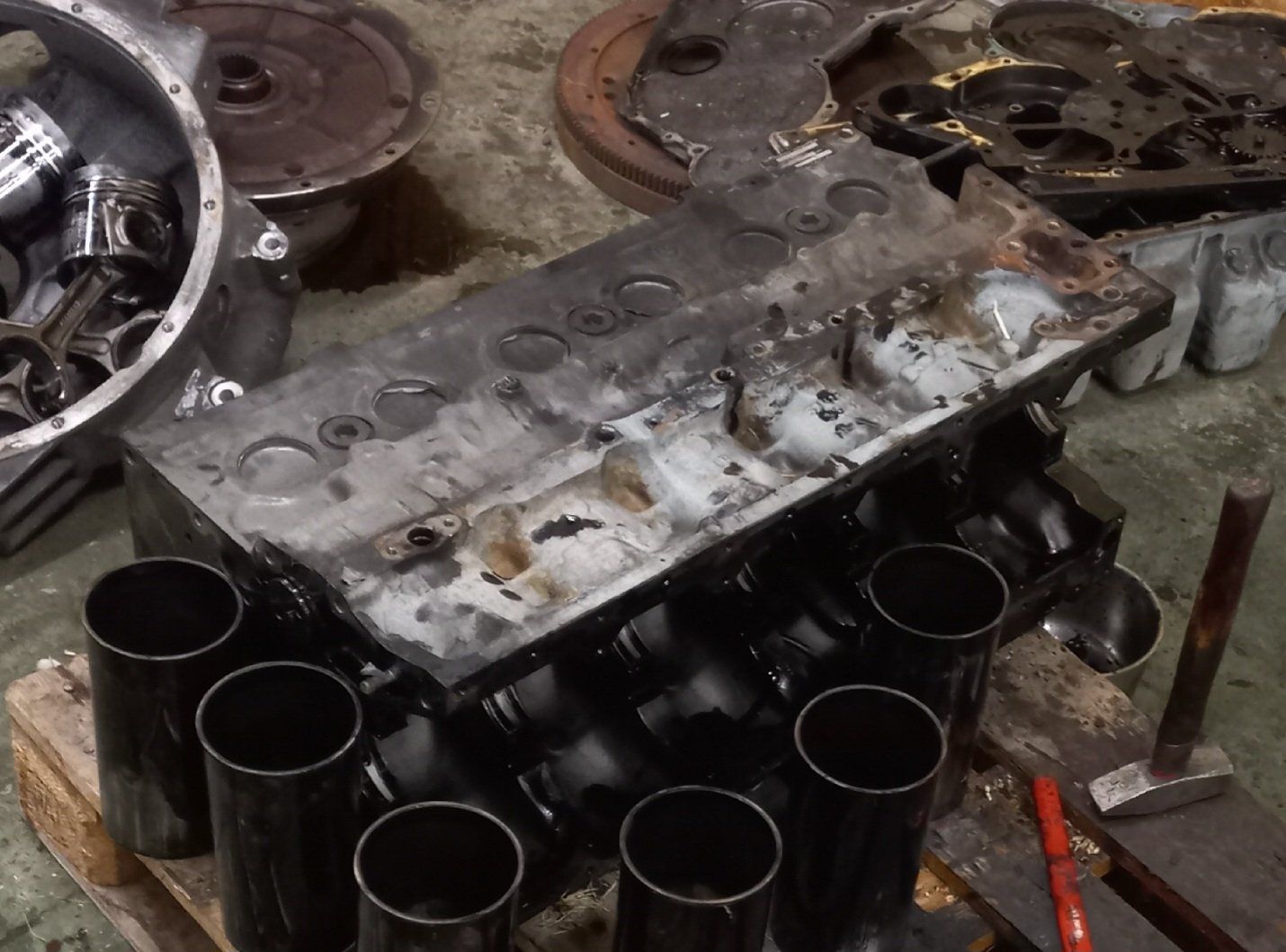Motoren: Motorblock MAN – Gebraucht aus Buchen BE von Reberparts 2