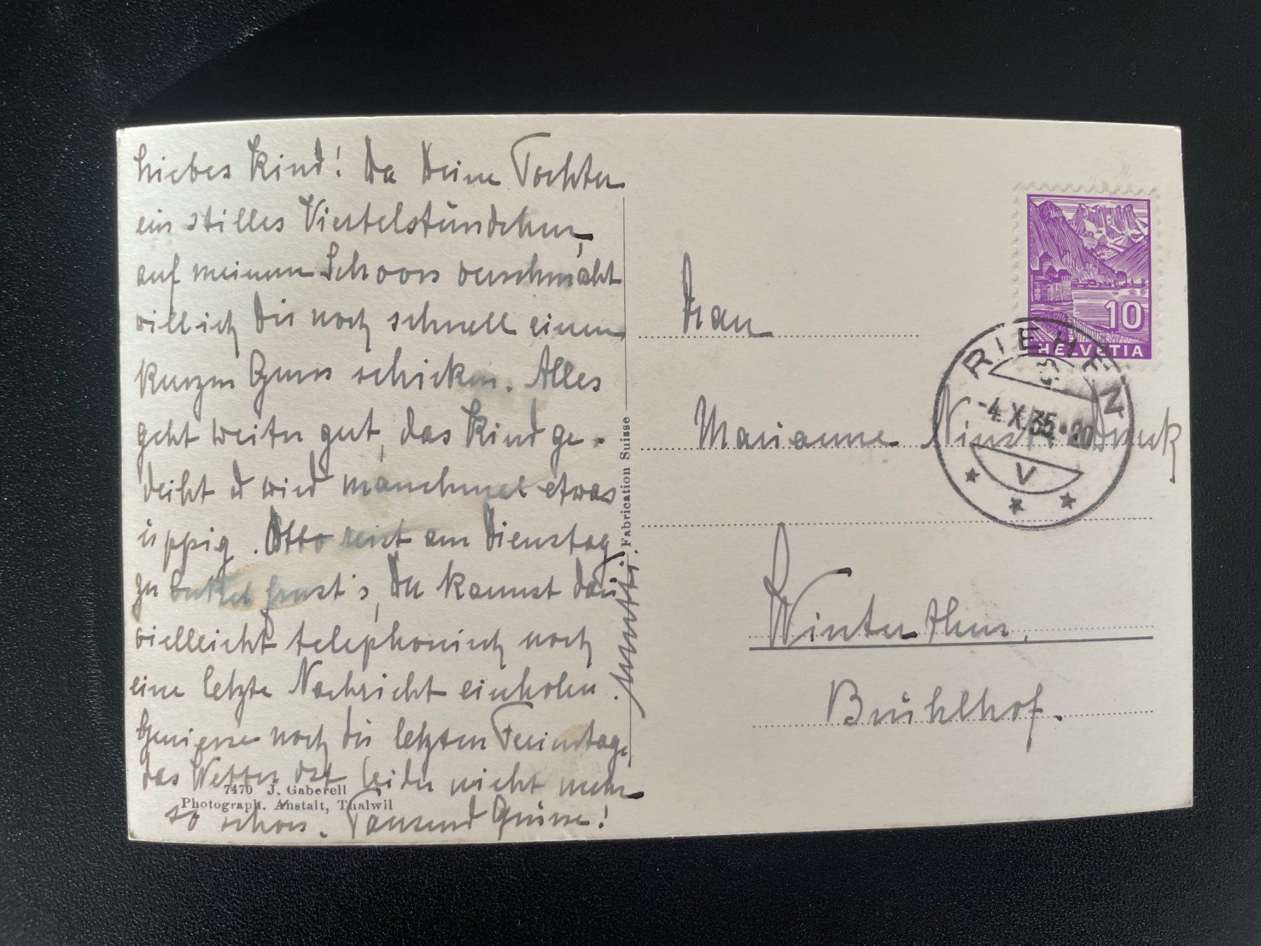 Cartes postales: AK BS Basel, St. Chrischona – D'occasion à Thal par Danny82 1