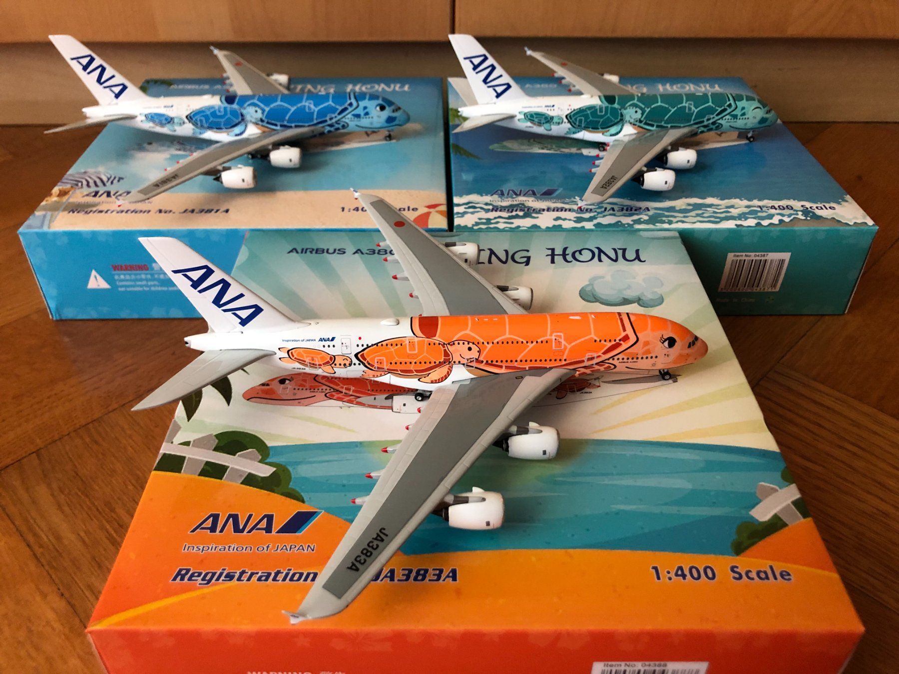 Kit di modellismo & Modellini statici: All Nippon Airways A380 Set - Phoenix 1/400 – Nuovo e nell'imballaggio originale da Genève venduto da SwissLX23 2