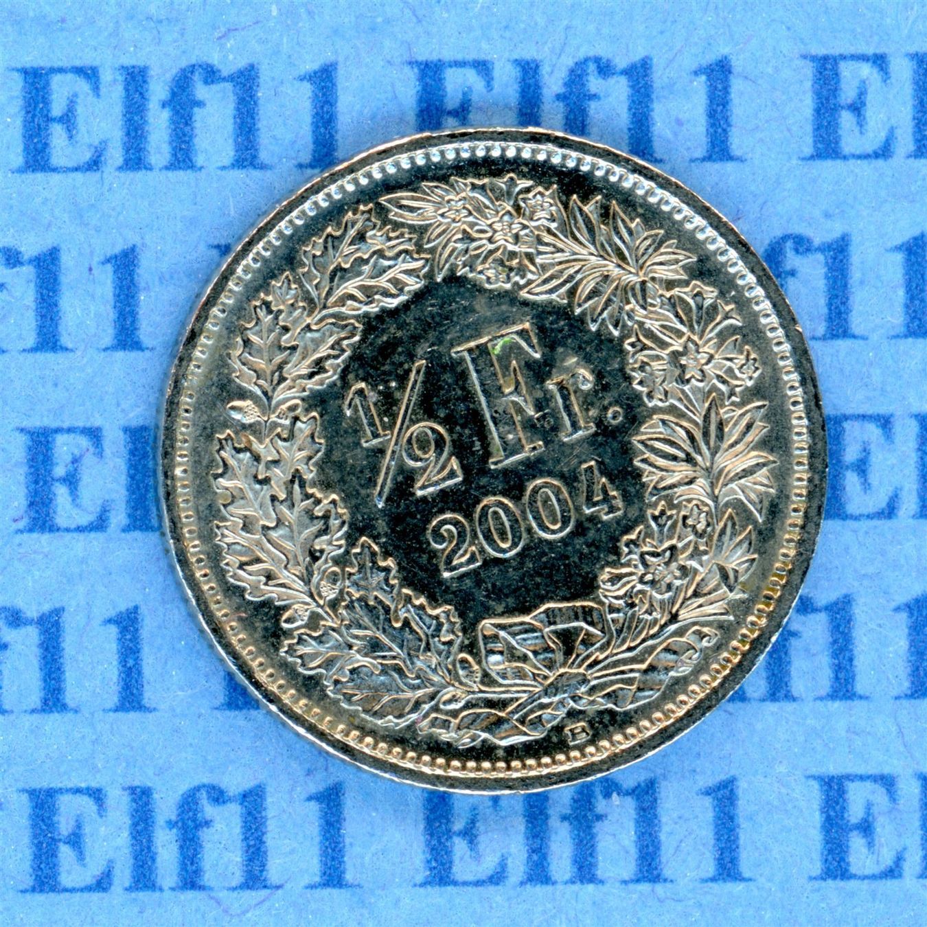Tutti le monete: CHF___0.50 2004 -vz 50 Rappen – Usato da Widnau venduto da Elf11