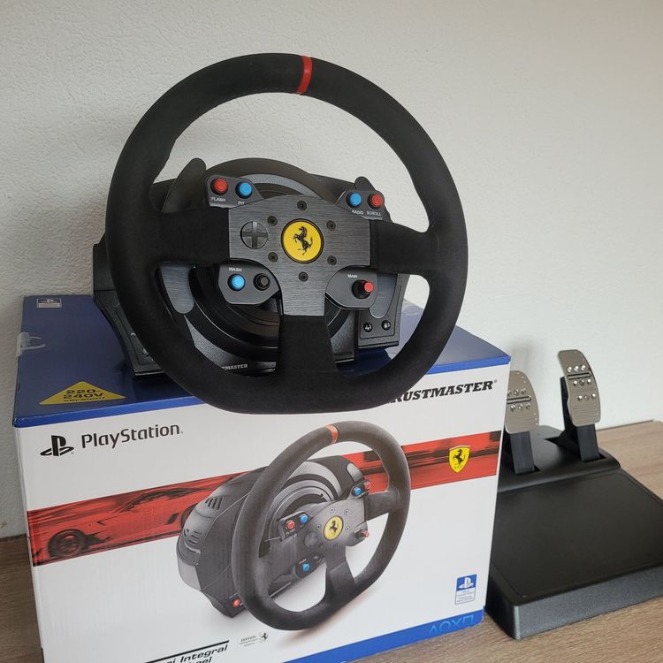 Thrustmaster T300 Ferrari Integral RW Alcantara, ps4 ps5 pc (Gebraucht ...