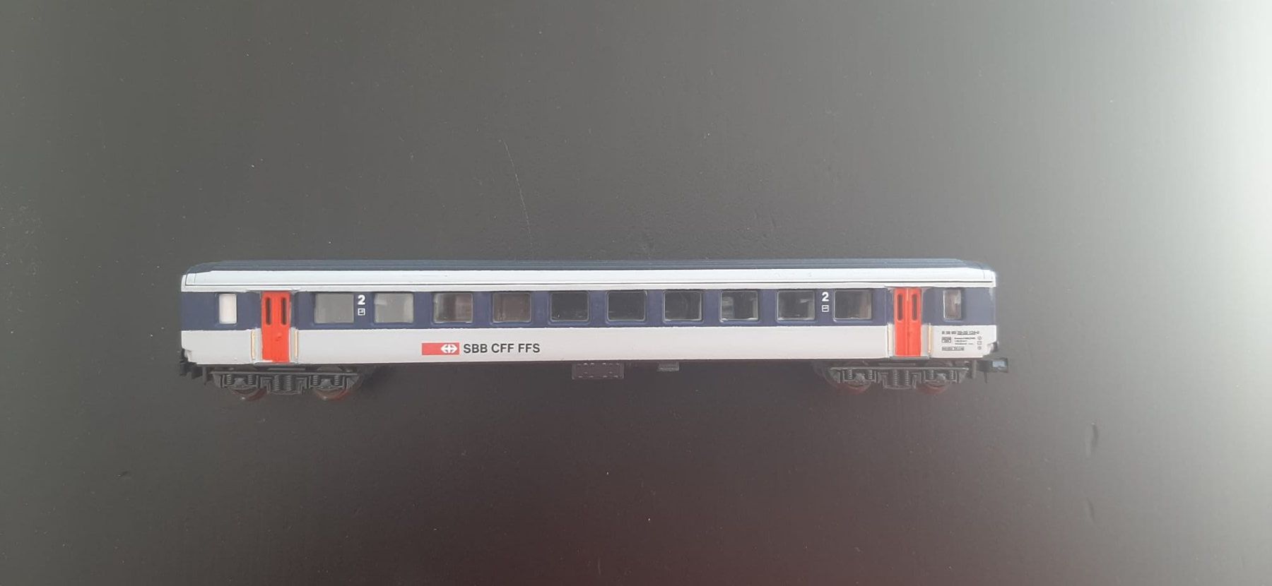 Modellini di ferrovie: Voiture NPZ prototype 2ème classe – Usato da Colombier NE venduto da Couscous12 1