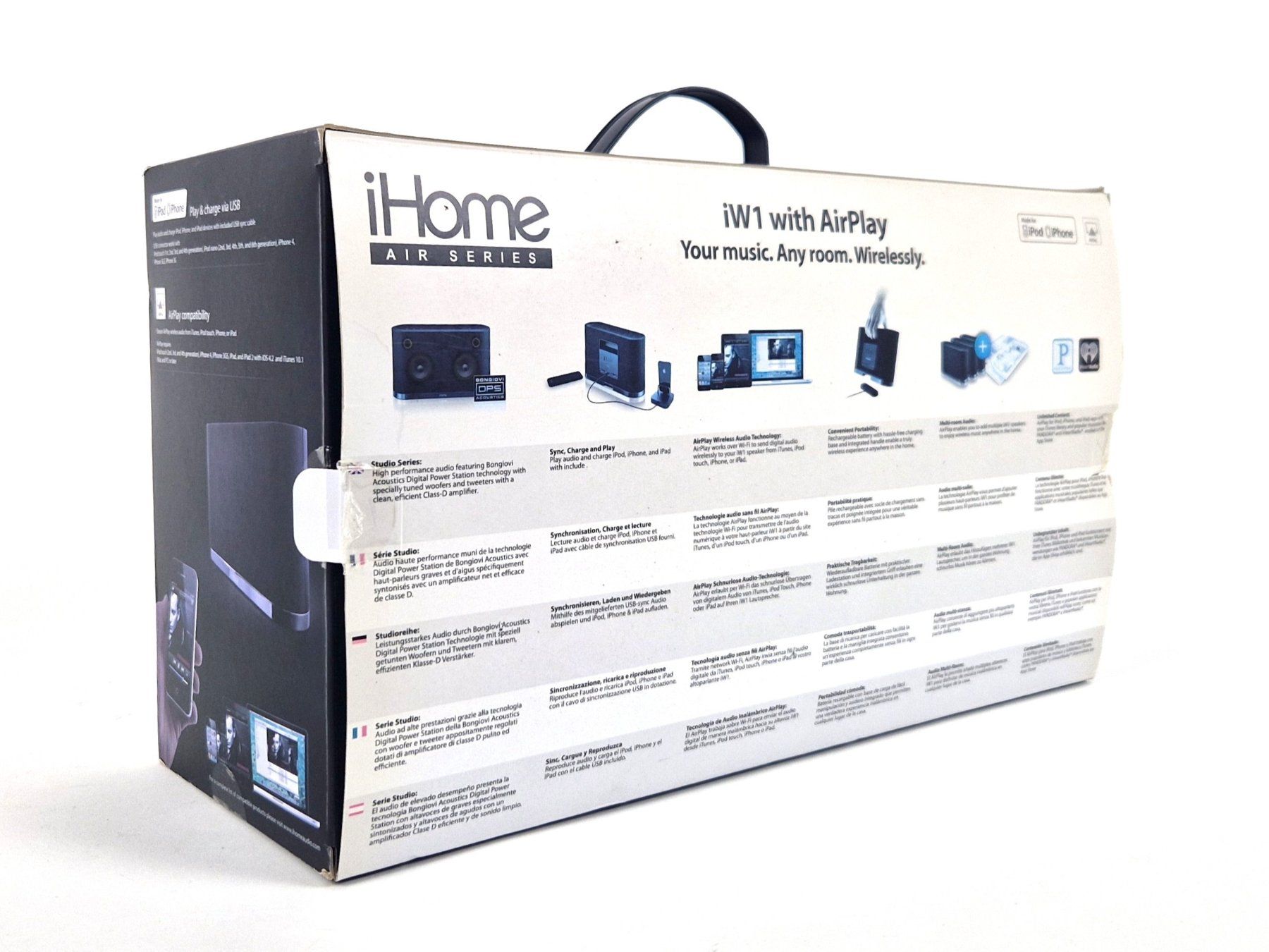Casse acustiche: iHome iW1 AirPlay Wireless Audio System – Nuovo (secondo la descrizione) da Basel venduto da Restwert_Basel 1