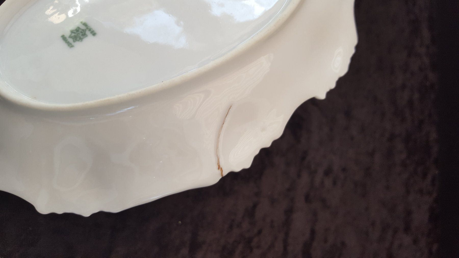 Servierplatten: Limoges -Henkel-Schale – Gebraucht aus Reinach von 3Guggerli 5