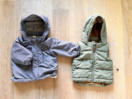 H&M Set: Jacke & Gilet Gr. 74 (6–9 Monate)