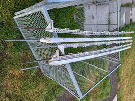 Ersatzpfahl weiss 140cm - geht auch für Netze, 1 Spitze