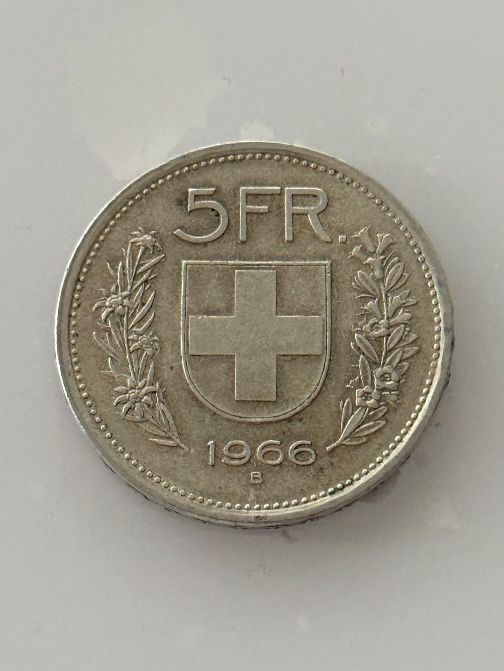 Alle Münzen: 5 Franken 1966  Silber – Gebraucht aus Wallisellen von SWISS_SILVER1 1