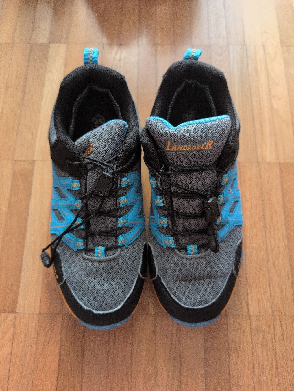 Schuhe für Jungen: Wanderschuhe LANDROVER Grösse 35 grauorange gebraucht – Gebraucht aus Schwerzenbach von _charme_