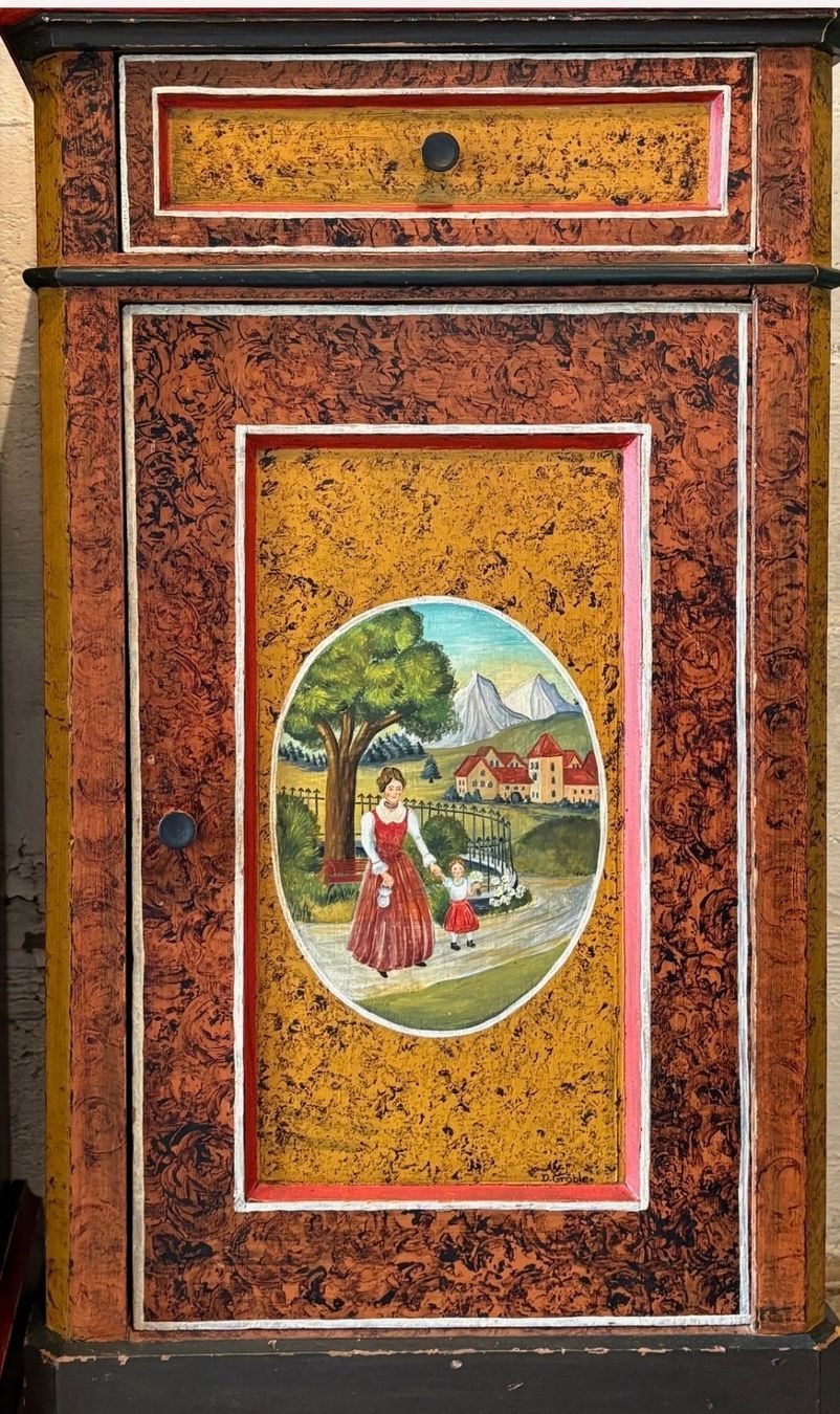 Cassettiere: Kommode, handbemalt – Usato da Flawil venduto da Philip2005