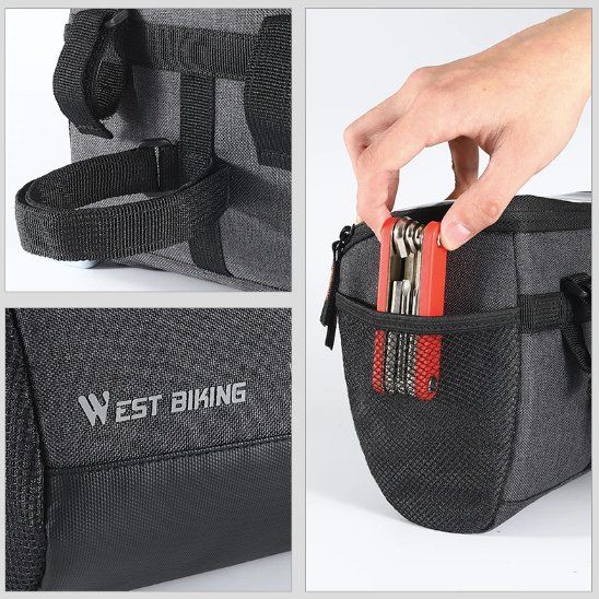 Borse: Wasserdichter Fahrradkorb Tasche mit Touchscreen – Nuovo e nell'imballaggio originale da Geneve venduto da Titi2008 7