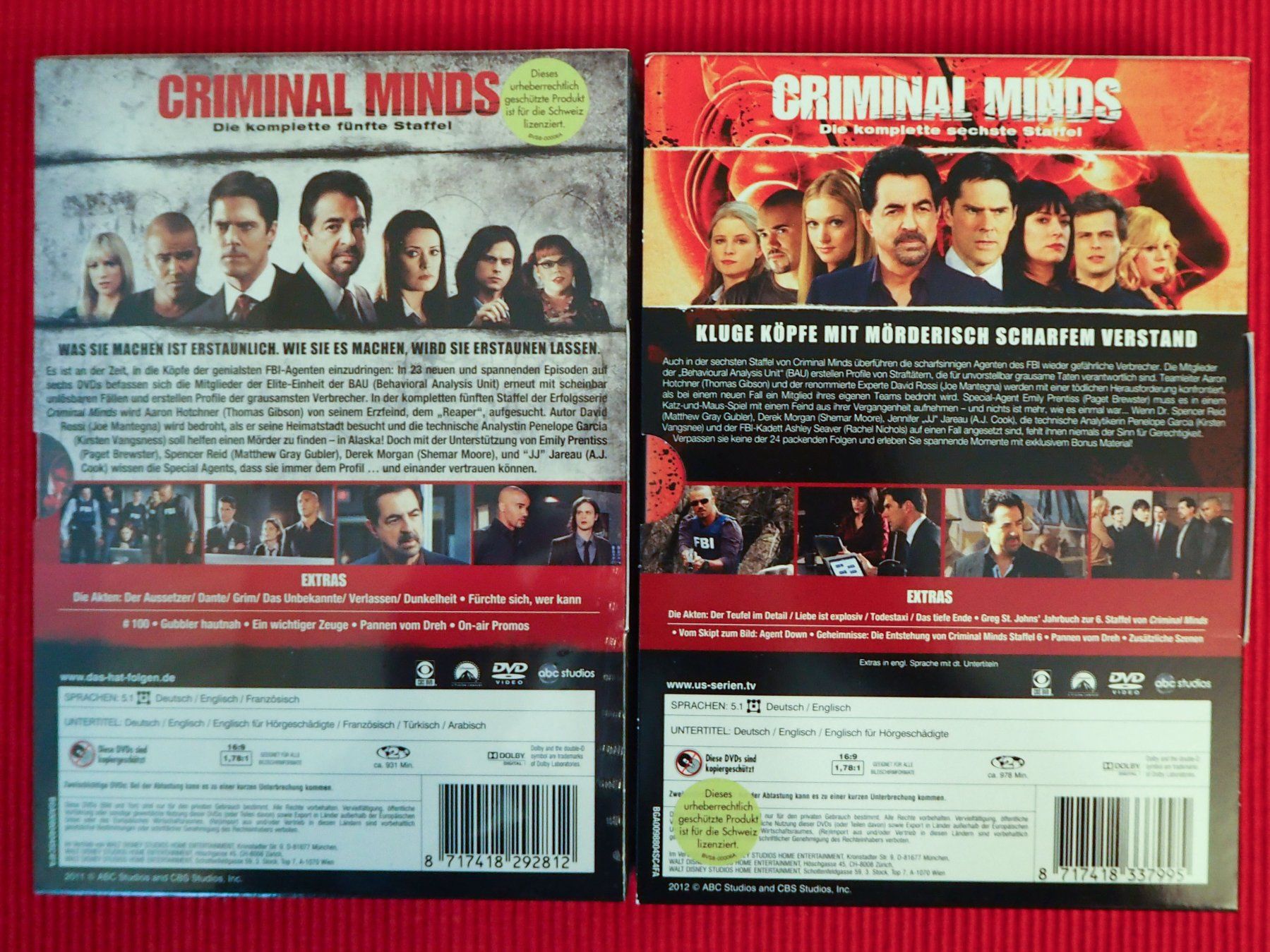 Tutti i DVDs: Criminal Minds / Staffel 1 - 11 – Usato da Chur venduto da dluli 3