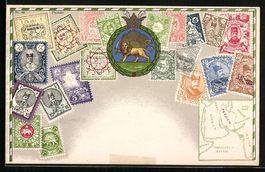 Iran, Briefmarken verschiedener Werte, L