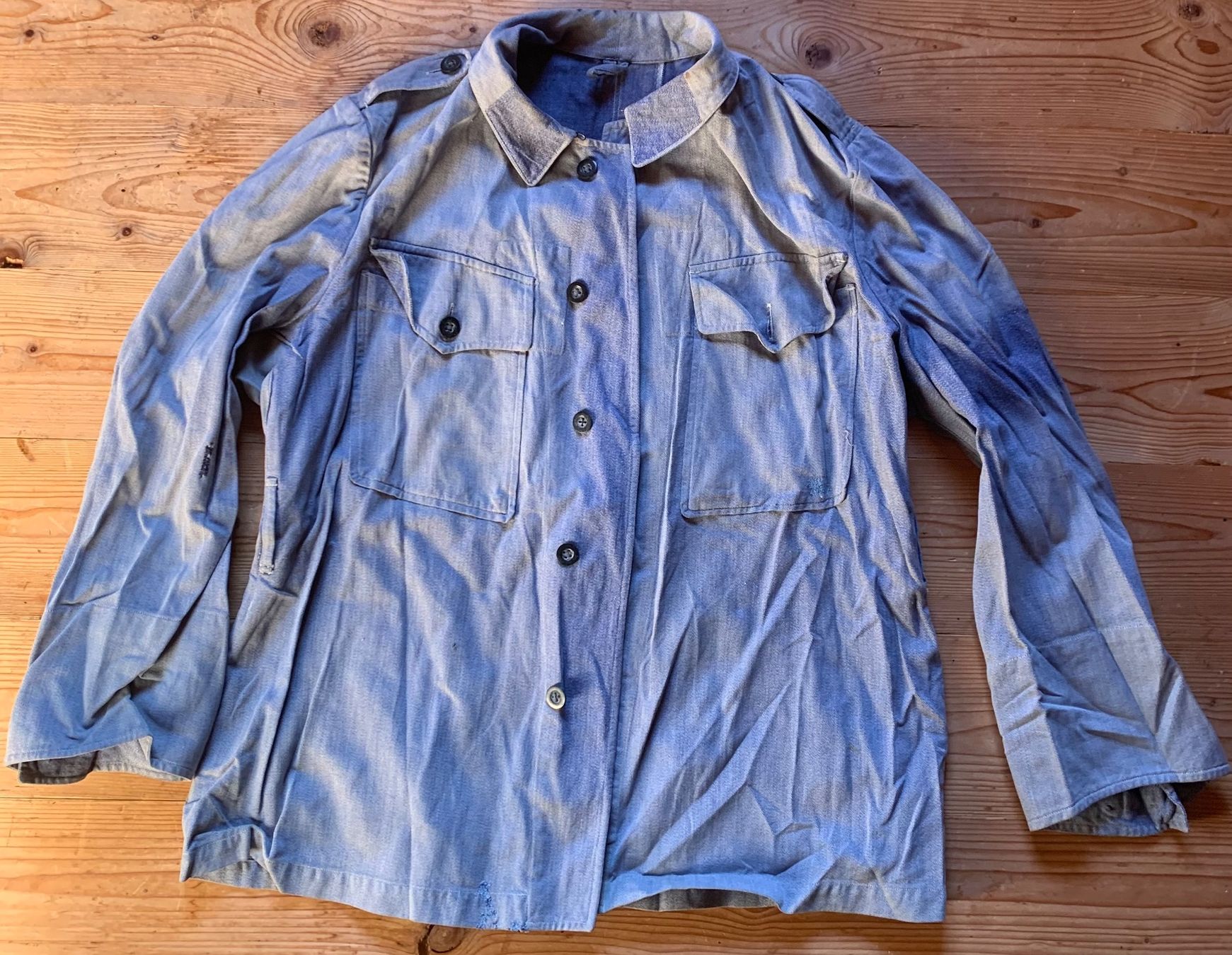 Schweizer Armee Giacche: Tenue Blau Jacke der CH Armee – Usato da Goldingen venduto da Bergler012