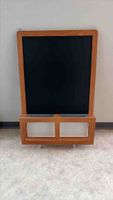 Wandtafel schwarze Tafel mit Holzrahmen