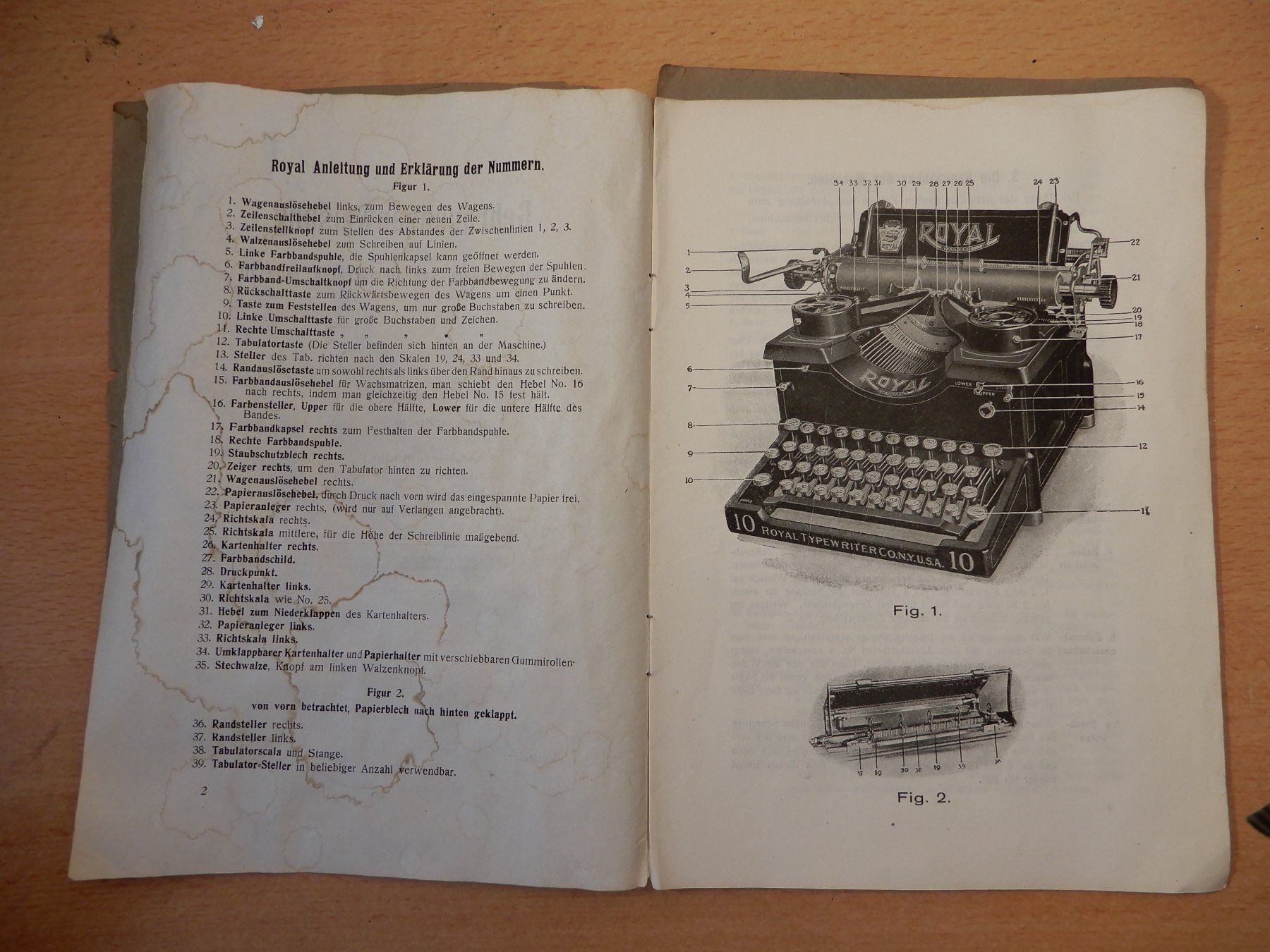 Macchine da scrivere: Schreibmaschine Royal No.10 – Difettoso da Trasadingen venduto da Traadinger 4