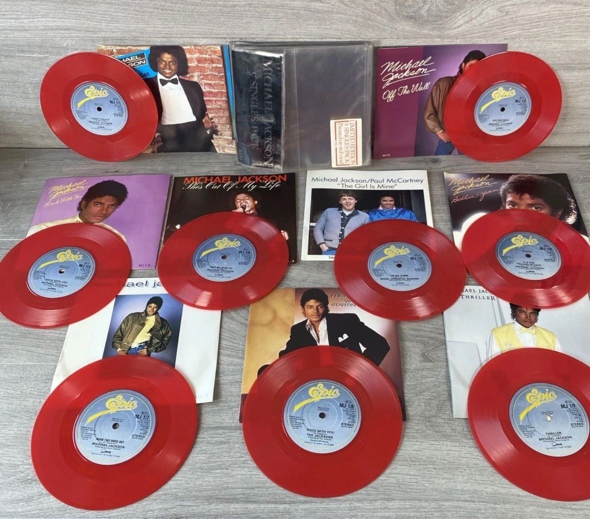 Dischi in vinile: Michael Jackson 7inch 9Singles Pack Special Edition Vinyl – Nuovo e nell'imballaggio originale da Kilchberg ZH venduto da IROC84 4