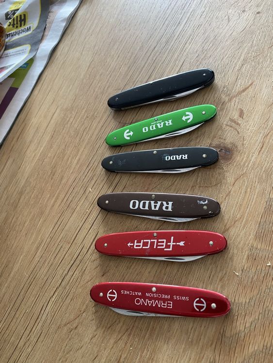 6 Stück Sackmesser von Victorinox (Gebraucht) in Biel/Bienne für CHF 56 ...