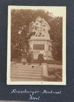Privatfoto 1922 - Basel, Strassburger Denkmal