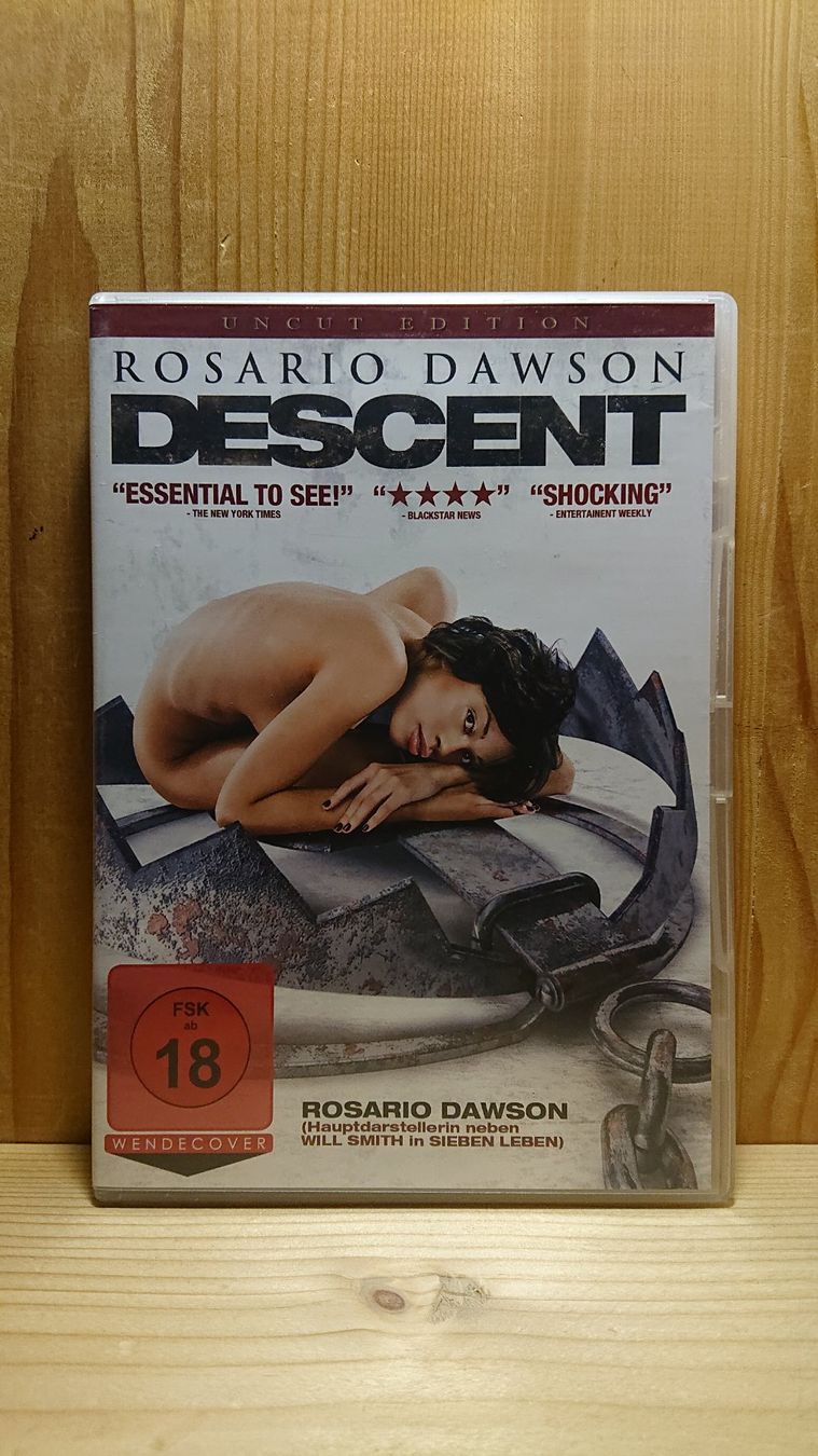 Tutti i DVDs: DESCENT DVD Uncut mit Rosario Dawson – Usato da Wilderswil venduto da Exebub