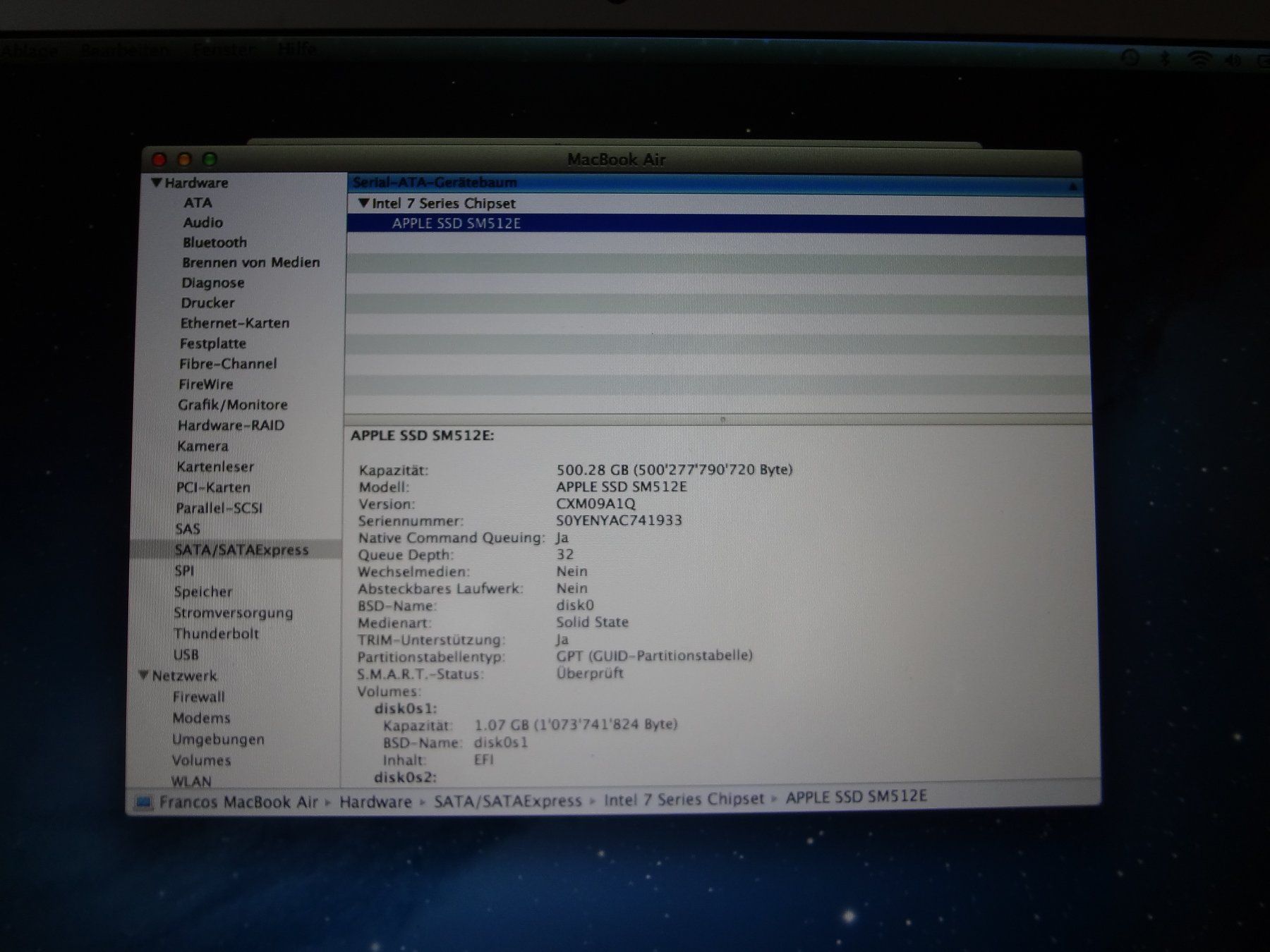 Apple Notebook: MacBook Air Intel core i7 – Usato da Thun venduto da Fra130 2
