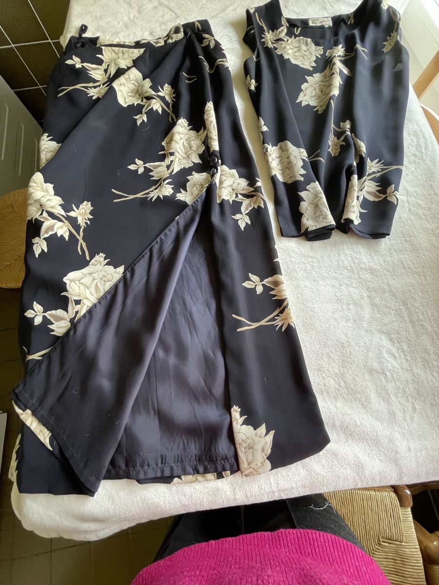 Vestiti: Ensemble jupe et top fleuri Lola Barcelo – Nuovo (secondo la descrizione) da Genève venduto da Louby01 4