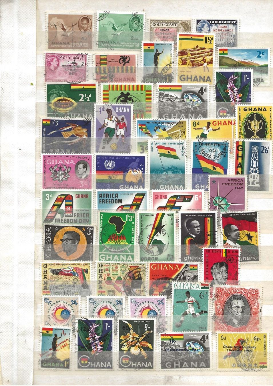 Tutti i francobolli: Ghana 1957 ... – Usato da Sion venduto da PierreP01