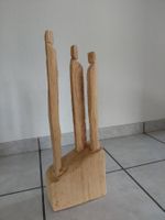 Holzskulptur Mini-Visitors