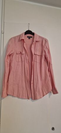 Chemisier rose clair, idéal pour le printemps, taille M.