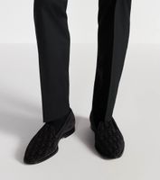 Herren Dior Timeless Velvet Loafer in Schwarz