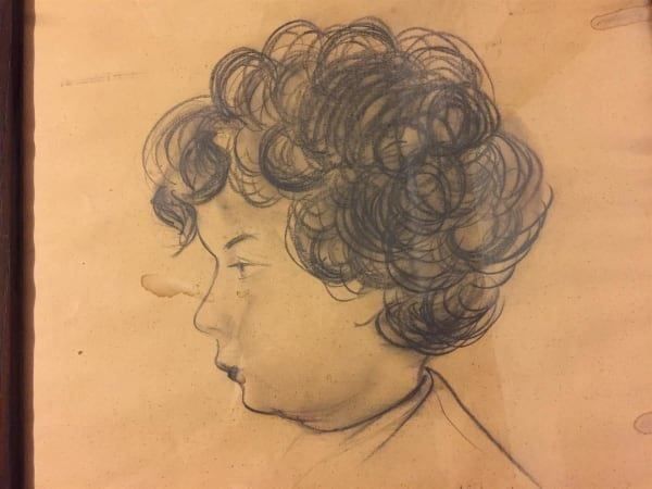 Posters & Illustrations: Antike Bild,Bleistiftzeichnung um 1876. – D'occasion à Lanzenhäusern par vic63 2