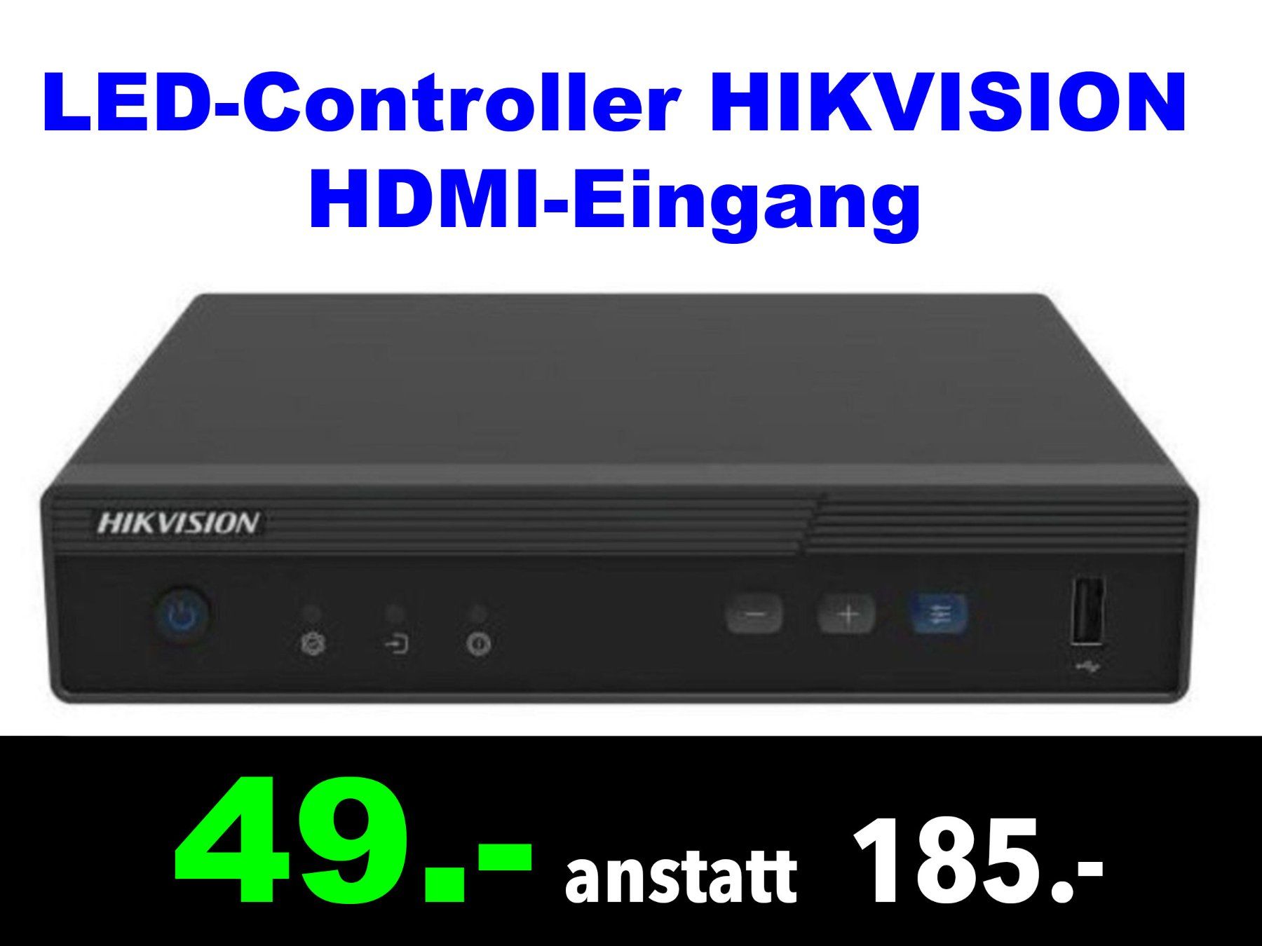 Sistema di controllo: 🟢 LEDController HIKVISION HDMI-Eingang /918Z – Nuovo e nell'imballaggio originale da Zürich venduto da LUIS-B