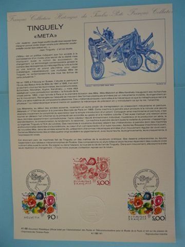 Alle Briefmarken: Jean Tinguely META Paris 1988 – Neu (gemäss Beschreibung) aus kriens von bst999