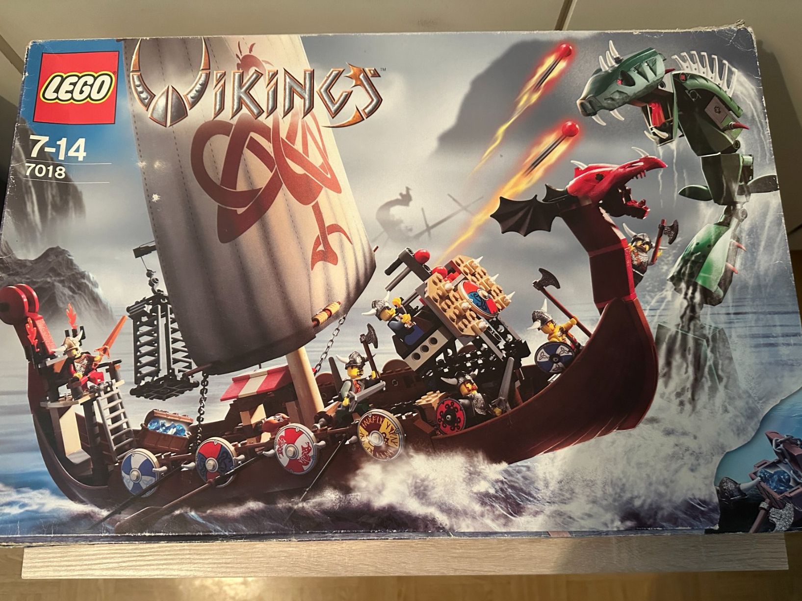 Lego Kit di costruzioni: LEGO 7018 Viking Ship challenges the Midgard Serpent – Usato da Basel venduto da Don-Angel 8