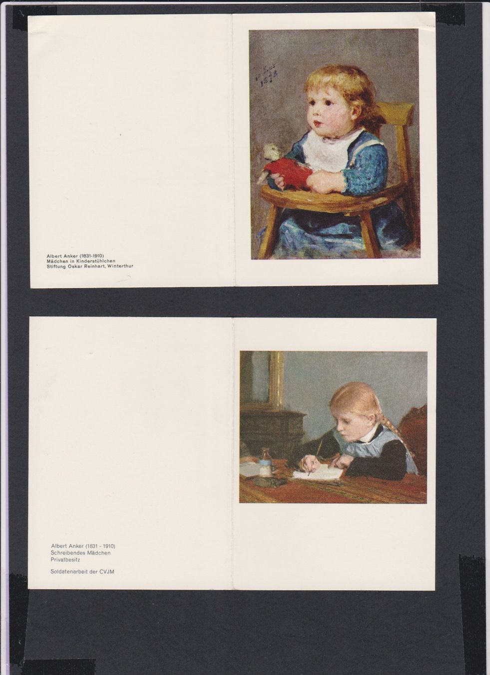 Poster & Bilder: Albert Anker   :   2 Bilder + 10 Kärtli – Gebraucht aus Vitznau von Mina60 5