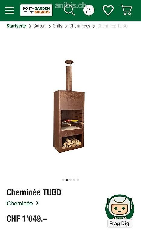Grills: Garten Cheminee mit Zubehör – Gebraucht aus Staad SG von  1
