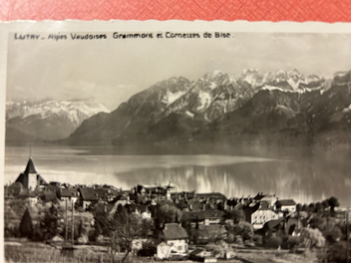 Cartes postales: Alte Ansichtskarte Lutry Grammont Cornettes de Bise – D'occasion à Lanzenhäusern par vic63 1