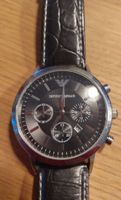 Armani Uhr mit Lederband / Montre bracelet cuir