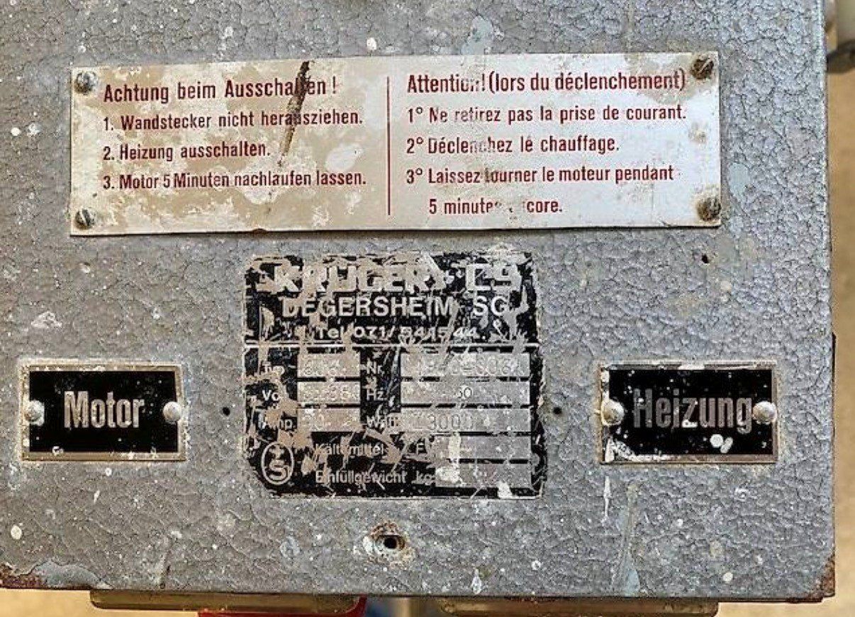 Krüger Radiateurs: Professioneller Bautrockner Krüger C9 – D'occasion à Allenwinden par Zuger89 3