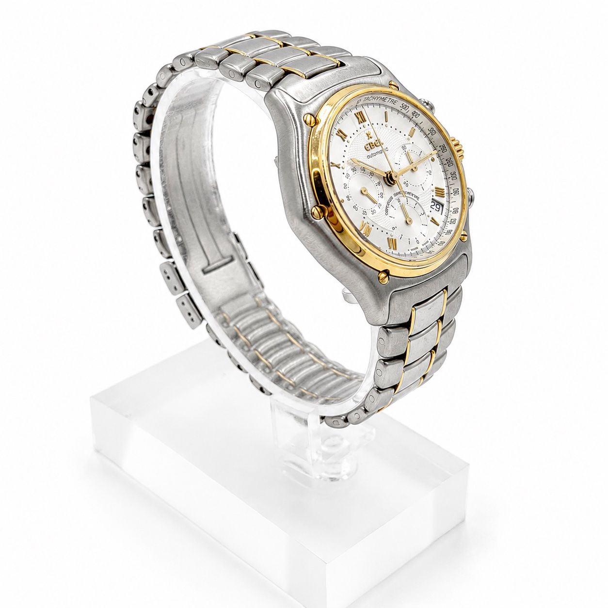 Ebel Orologi: Ebel Le Modulor Chronograph Full Set 1995, mit Historie – Usato da Wil SG venduto da rappwatches 2