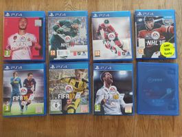 TOP Sammlung Spiele - FIFA, NHL PS4 / PS5