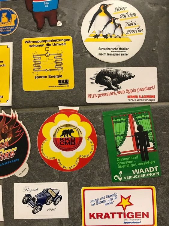 div. alte Sticker / Aufkleber (1) | Kaufen auf Ricardo