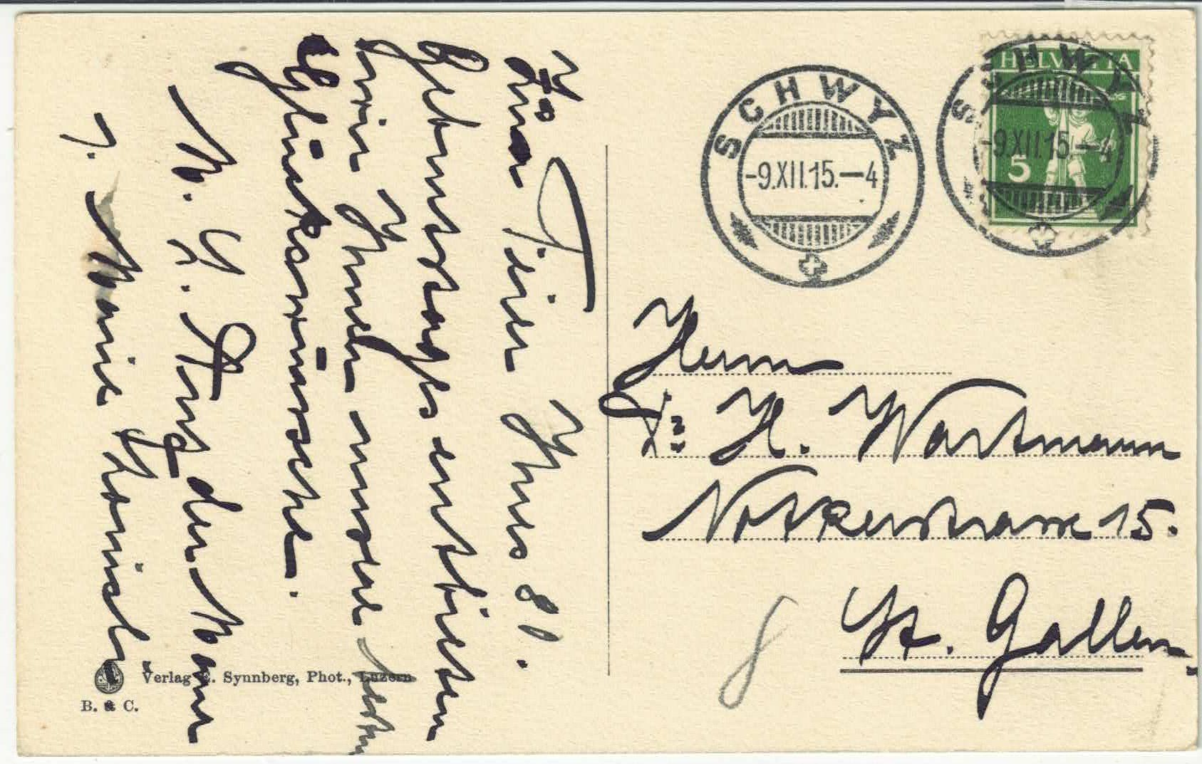 Cartoline postali: Steinen - Stauffacher-Kapelle – Usato da Ettingen venduto da Kartenplanet 1