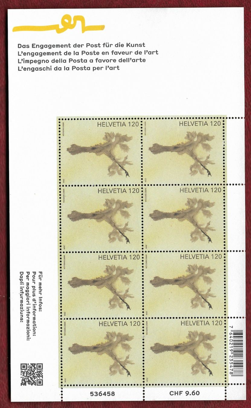 Tutti i francobolli: 2024 ZIERBOGEN KUNSTENGAGEMENT POSTFRISCH** – Nuovo (secondo la descrizione) da Buttikon SZ venduto da stamps08