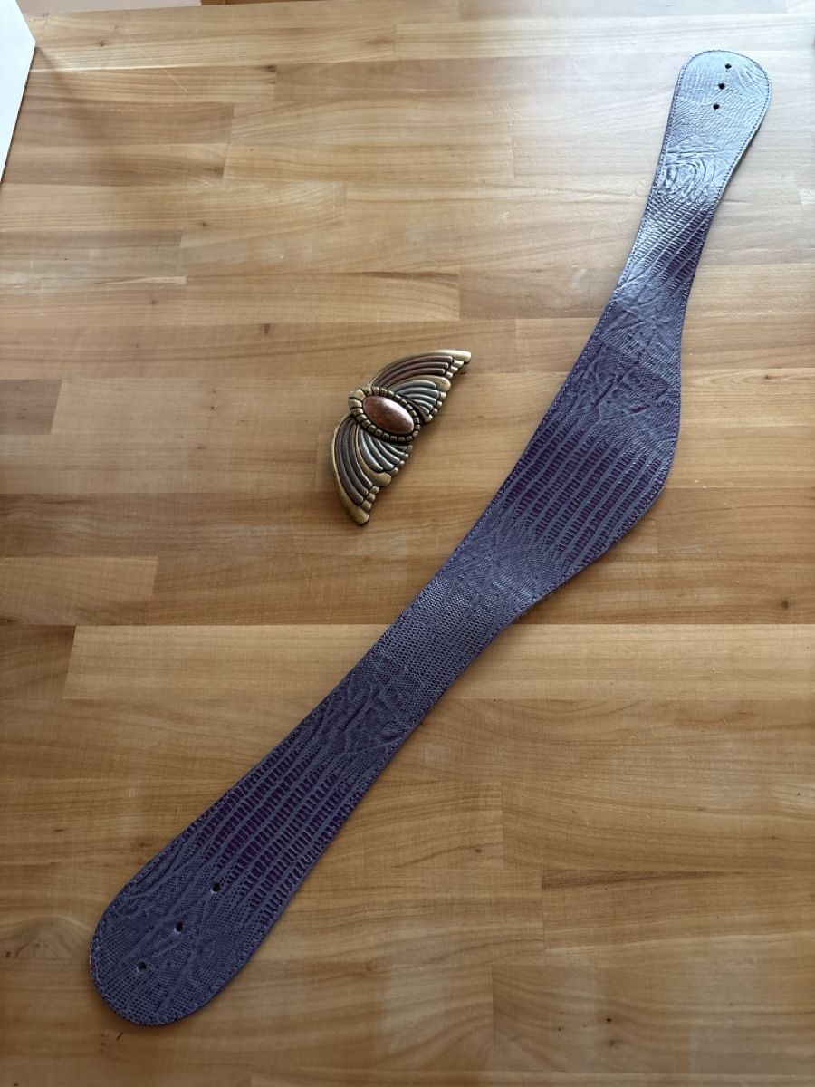 Cinture: Gürtel Violett 80 cm – Usato da Rümlang venduto da SchumBru10 2